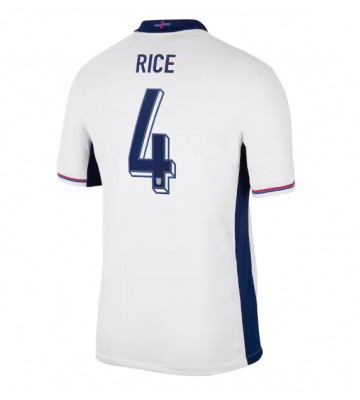 Inglaterra Declan Rice #4 Primera Equipación Eurocopa 2024 Manga Corta